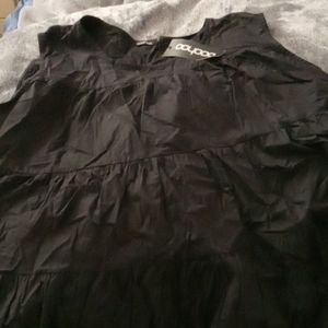 Boohoo sleeveless flair top